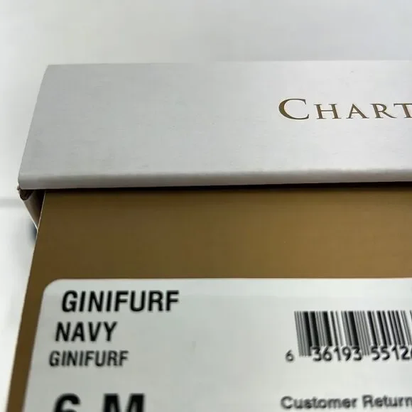 Charter Club Ginifur 2P Navy Wedge Sandals Various Sizes - Picture 9 of 9